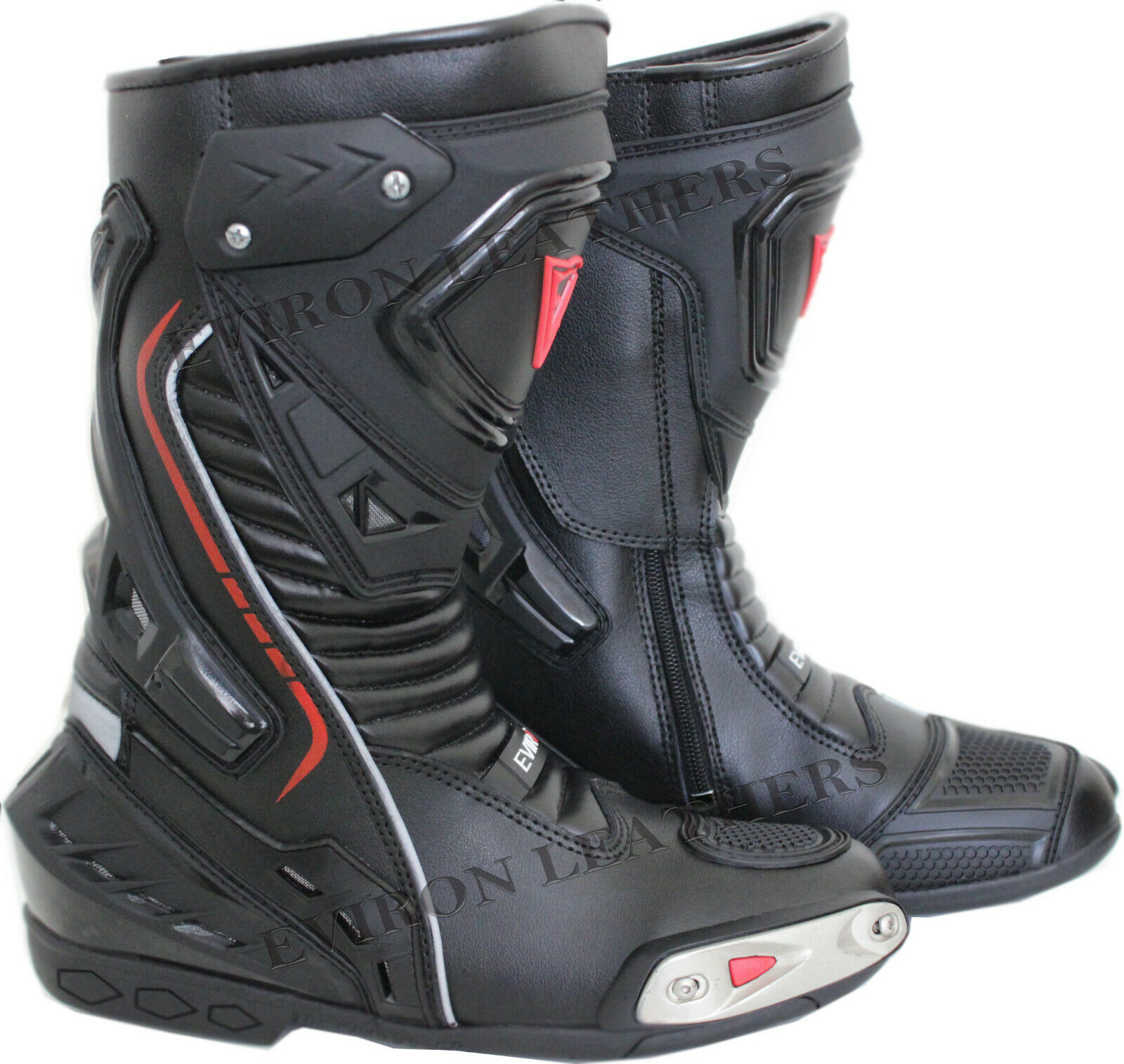 Black Motorbike Motorcycle Boots Waterproof - Eviron Sports